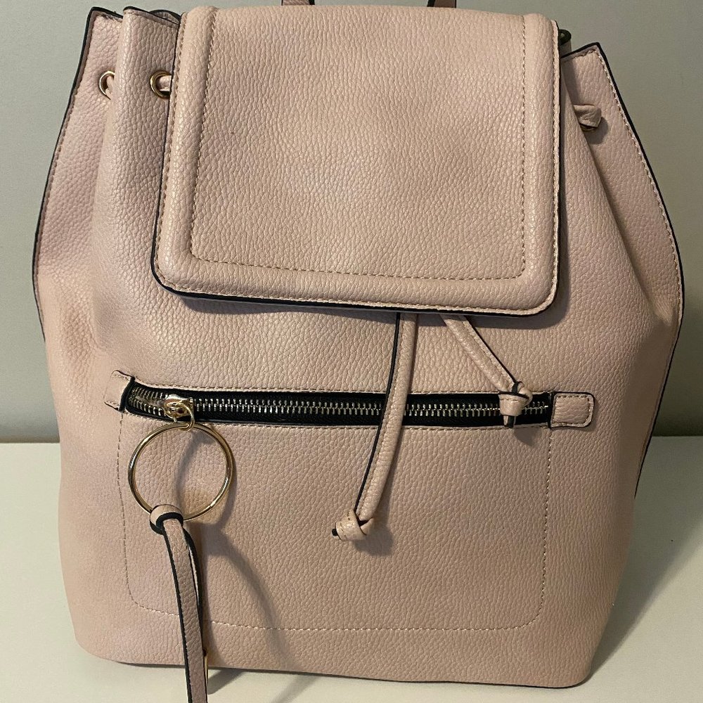 Aldo Faux Leather Backpack/Purse